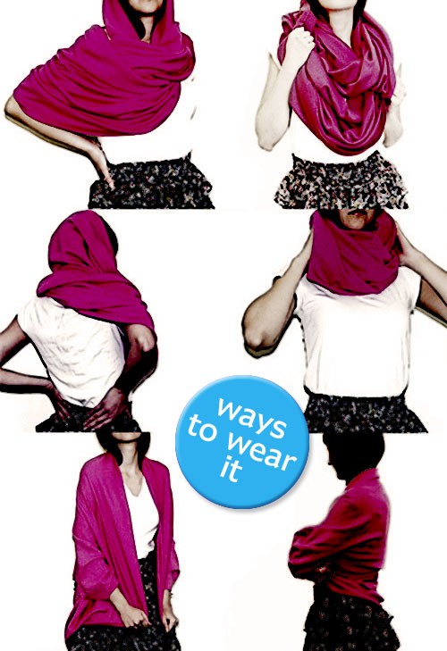 Tuba Komin Szal Etola - PINK CADOaccessories