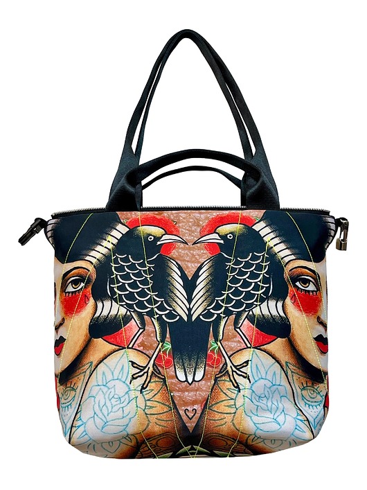 torby na ramię Art MIMA bag SHORT & Szymon Kurpiewski print