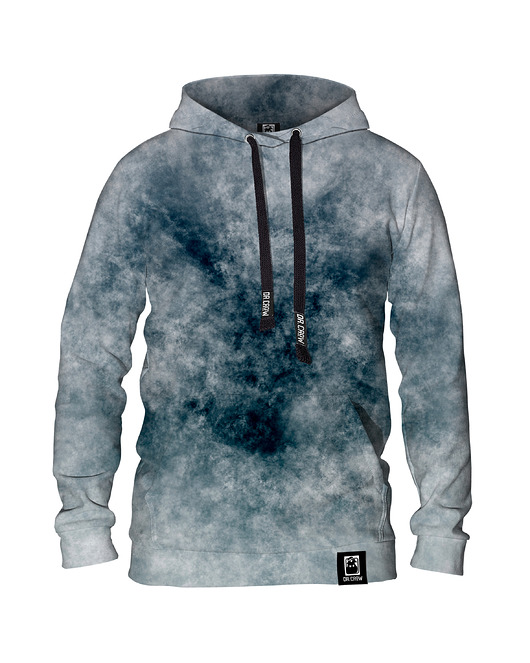 bluza z kapturem damska Damska Bluza z kapturem DR.CROW Gray Background