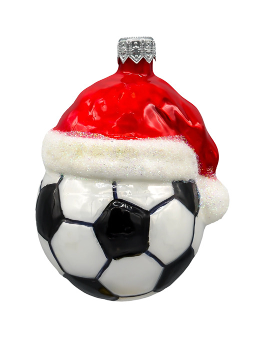 ozdoby choinkowe Bombka choinkowa: Piłka w czapce Mikołaja
