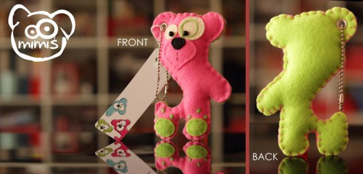 MIMIŚ (pink-light green) MIMIŚ