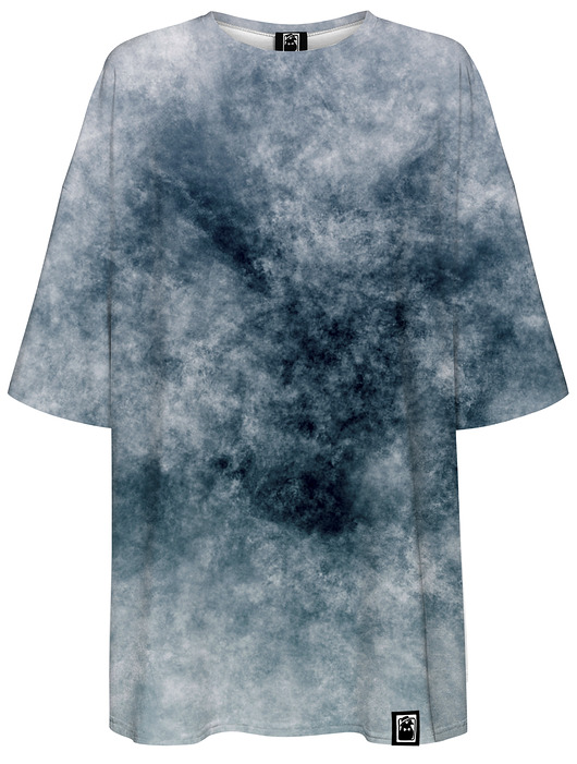t-shirt damskie DR.CROW T-shirt Damski Oversize Gray Background