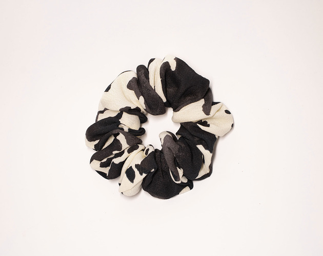 gumki do włosów Scrunchie krówka