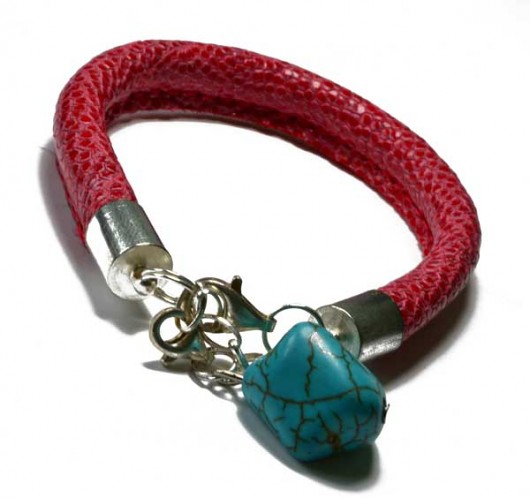 Bransoletka - Raspberry Turquoise Kat of Colours