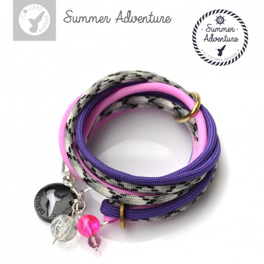 SUMMER ADVENTURE - model Violet Iris CO LIBRE DESIGN