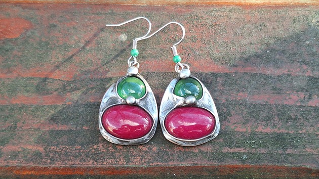 kolczyki z kamieniami Kolczyki Landrynki