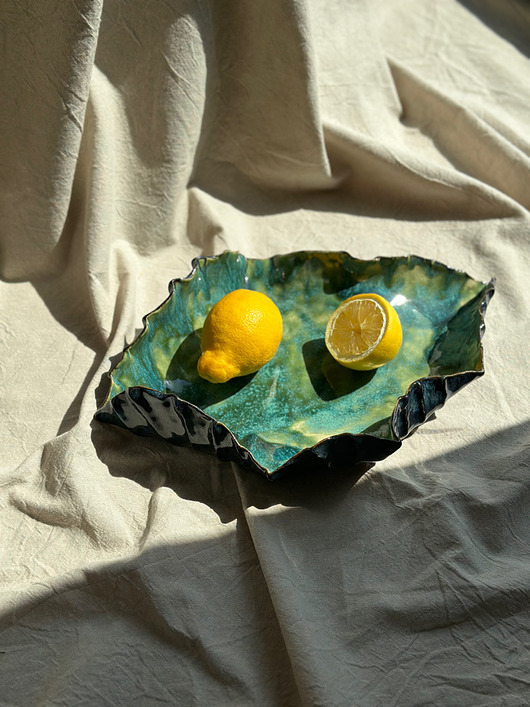 miski i misy Ceramiczna misa muszla Kolekcja organiczna