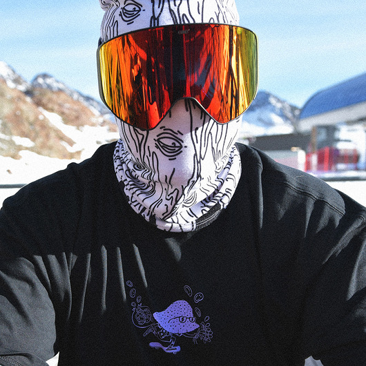 t-shirty męskie Czarny długi T-shirt Shrooms