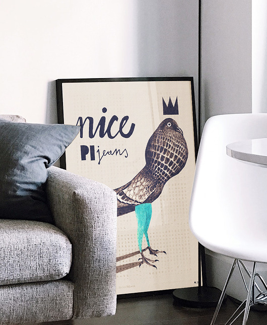 grafiki i ilustracje Nice Pijeans
