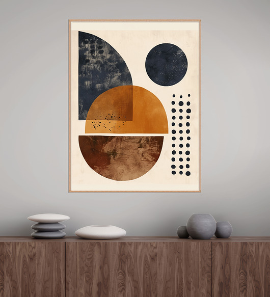 plakaty Geometria natury - Plakat, druk - Minimalizm, Boho, Loft #63