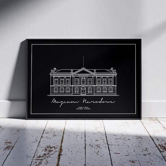 plakaty Plakat Architektura - Poznań - Muzeum Narodowe