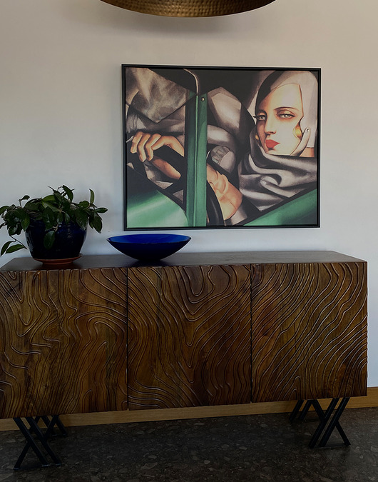 plakaty Plakat Autoportret w zielonym bugatti - Tamara Łempicka