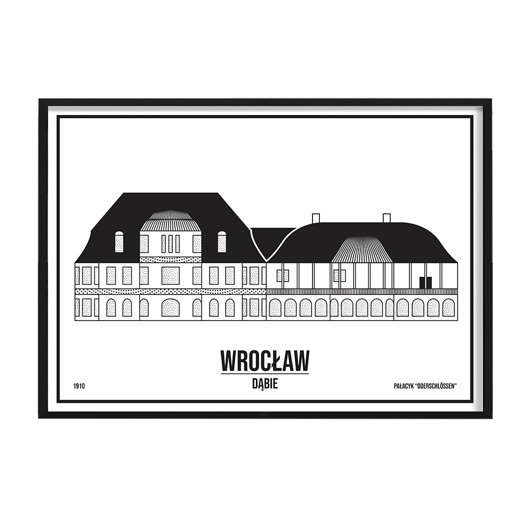 plakaty Plakat Wrocław - Dąbie - sitodruk