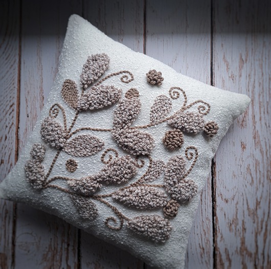 poduszki plecione Nowość! Poduszka dekoracyjna Boho beżowa naturalna