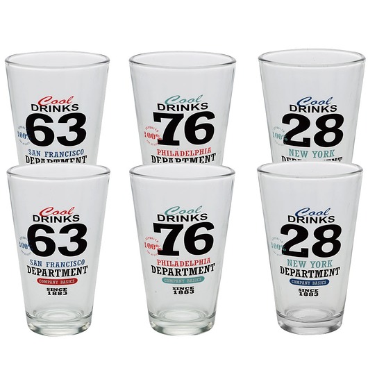Szklanka USA Komplet 6 sztuk 300ml MIA home