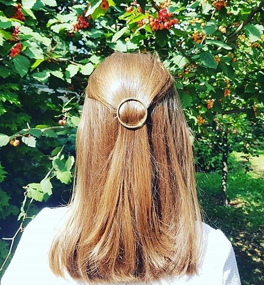 Modna spinka koło okragła Czaki Bransoletki