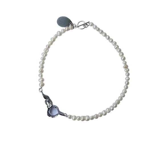 srebrne naszyjniki Capsule Pearls SILVER unisex
