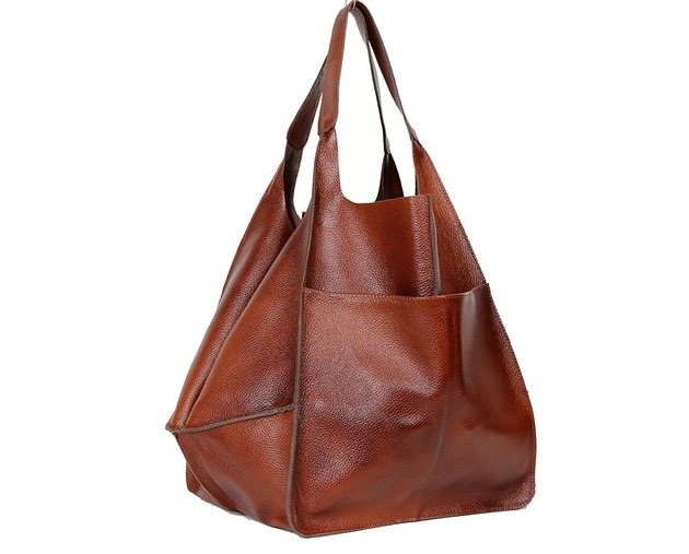 torby XXL Torebka na ramię ze skóry naturalnej XXL