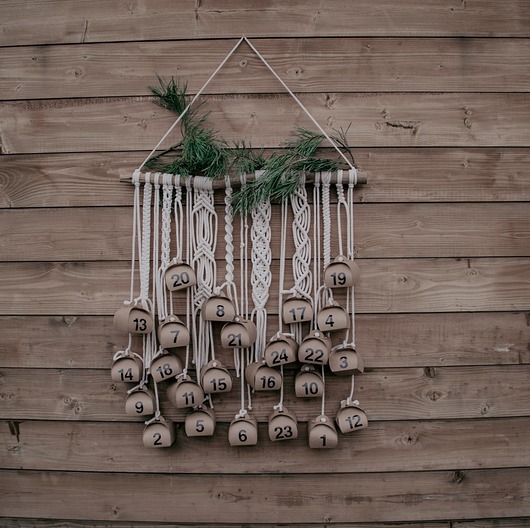 dekoracje świąteczne Kalendarz adwentowy