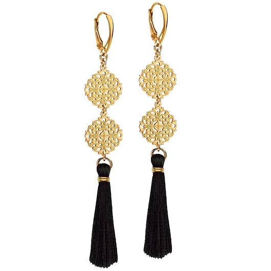 Kolczyki rozeta i chwost- srebro 925 Coccola JEWELLERY