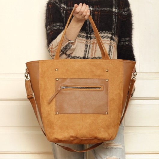 torby na ramię Bucket Bag - rudy