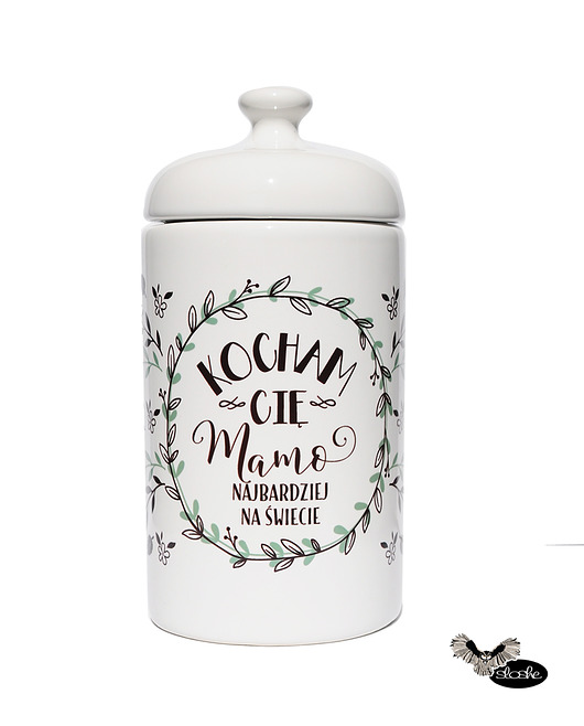 Kocham Cię Mamo najbardziej, pojemnik 500ml Sowia Aleja
