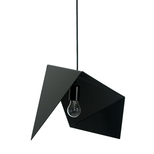 Geometryczna lampa stalowa BIRD II czarna GIE EL