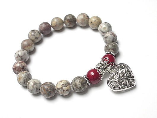 Taupe heart /17.12.15/ KiKa pracownia