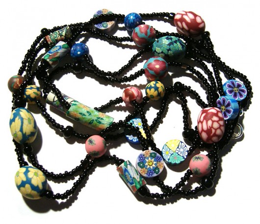 fimo - sznur leśny... Love Life and Forest