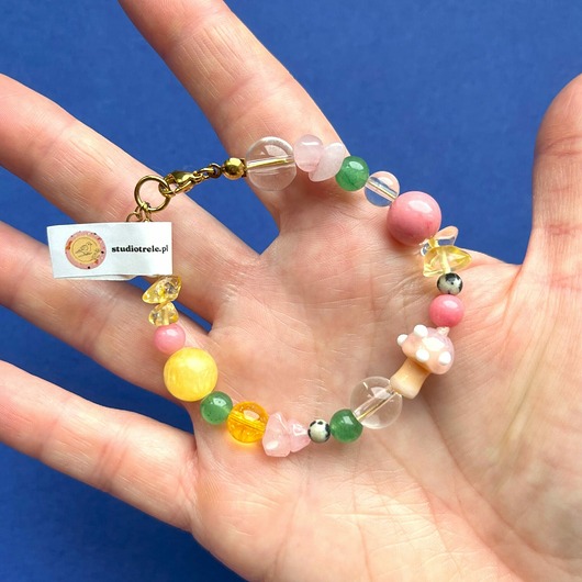 naszyjniki - inne Bransoletka  Kolorowe Kamienie