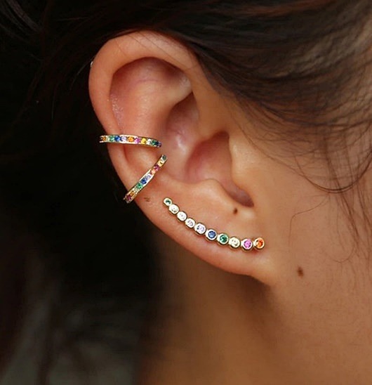 nausznice Nausznice komplet multicolor