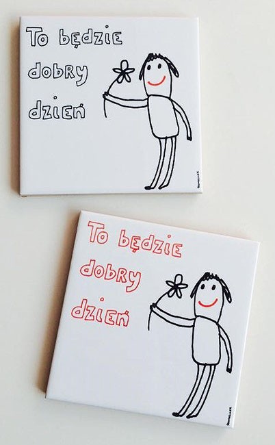 DOBRY DZIEŃ - 2 podstawki pod kubek STEINKELLER