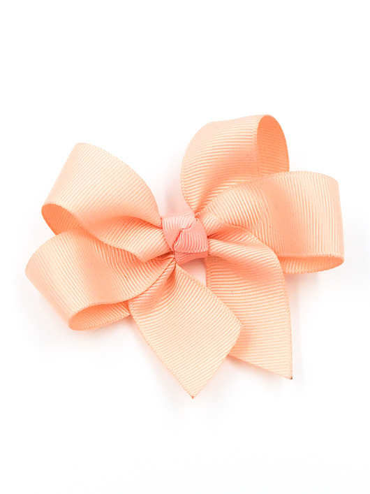ozdoby do włosów dla dzieci Spinka do włosów  kokarda Paola petal peach