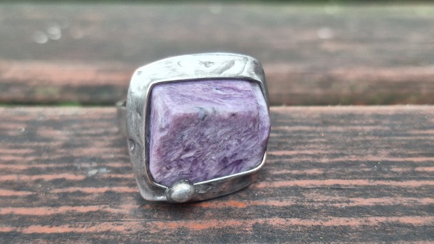 pierścionki - różne Czaroit - pierścionek regulowany