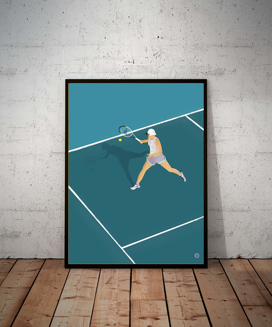 plakaty Plakat Tennis II Iga Świątek