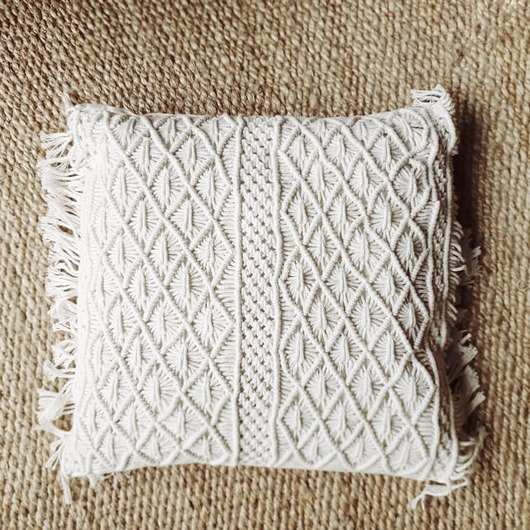 Poduszka makrama Boho Rootsofmacrame