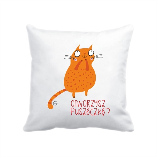 poszewka. otworzysz puszeczkę? Love Life and Forest