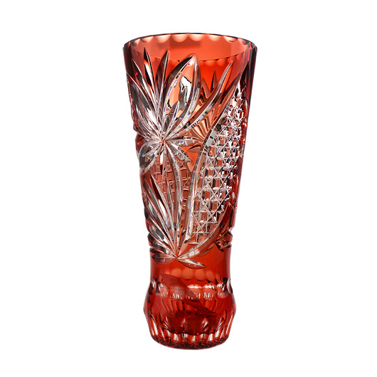 wazony Karpatia kryształowy wazon red