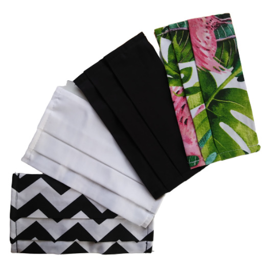 Maska bawełniana STREET WEAR - zestaw 4 szt. Ella Dora