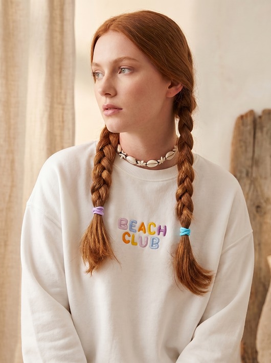 bluza bez kaptura damska Bluza Beach Club