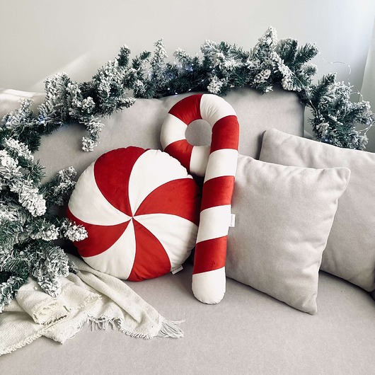 dekoracje świąteczne Poduszka - Cukierek świateczny