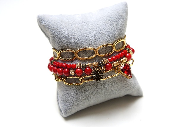 bransoletki z kamieni naturalnych Zestaw bransoletek Koral vol. 4 /02.03.25/ - Szlachetna kolekcja