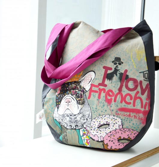 Torba XXL - I love frenchie kellybubble