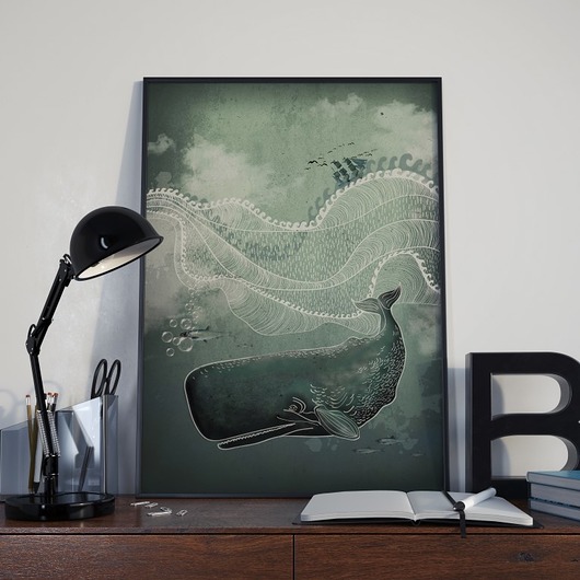 Morskie opowieści |print| A3 Pencil Studio