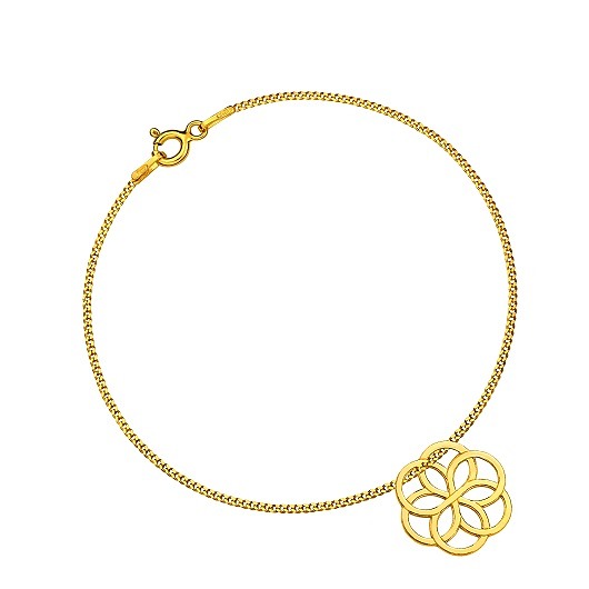 Bransoletka rozetka srebro 925 pozłacane   KZ12b Coccola JEWELLERY