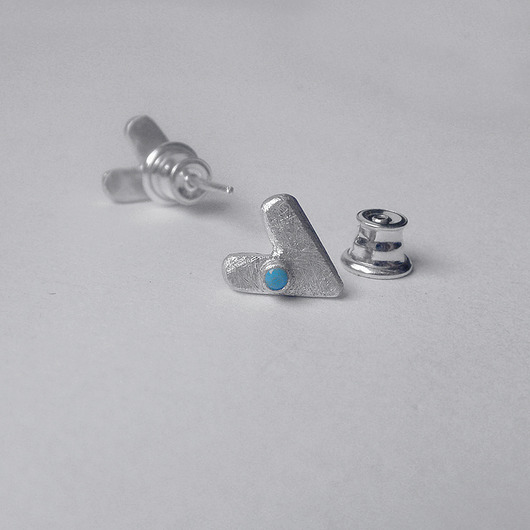 kolczyki srebrne Kolczyki srebrne SERDUSZKO