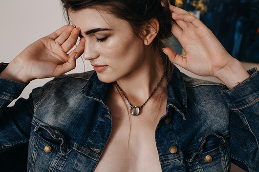 Choker kwiatowy by MARIAELA MARIAELA