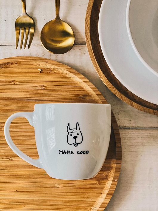 kubki Kubek MAMA DOBERMANA Z IMIENIEM PSA