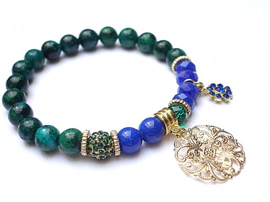 KOLEKCJA  RICH - emerald & sapphire KiKa pracownia
