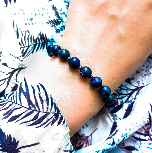  Midnight Blue - bransoletka z Lapisu Lazuli NyNu